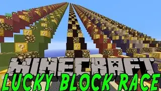 LUCKY BLOCK STAIRCASE RACE | MINECRAFT med JNX
