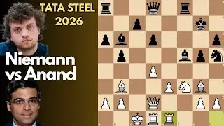 Viswanathan Anand vs Hans Niemann | 2026 TATA Steel Chess India | Rapid