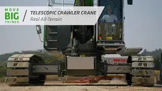 Telescopic crawler crane - Real all-terrain