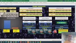 TENNIS MANAGER EVOLUTION: con area previsione eventi e area progressione a recupero + cassa storica