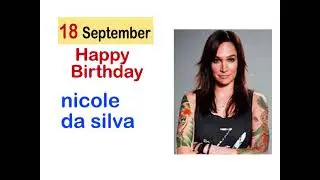 nicole da silva#happybirthdaynicoledasilva #nicoledasilva
