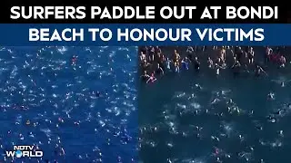 Bondi Beach Shooting | Surfers Paddle Out At Bondi Beach To Honour Shooting Victims