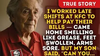 I Worked Late Shifts At KFC To Help Pay Their Bills — Came Home Smelling Like Grease, Feet Swollen,