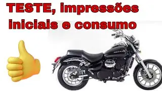 DAFRA HORIZON 250 TESTE DE N&Atilde;O DONO IMPRESS&Otilde;ES INICIAIS DE CARA