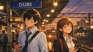 a happy waiting public transportation |  lofi hip hop / chill beats to relax to