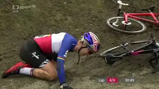 Jolanda Neff Pauline Ferrand-Prevot crash WC Cyclocross 2018