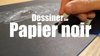 How to draw on black paper?