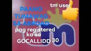 paano tumawag sa abroad pag registered ka sa GoCALLIDD 30