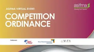 ASIFMA Virtual Event: Competition Ordinance