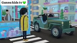 GUNNU JOKE _ Pushpa 2 JHUKEGA NAHI SALA GUNNU KIDS TV DESI CARTOON VIDEO BY GUNNU KIDS TV Channel 