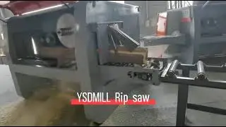 Log cutting circular blade sawmill round log rip saw machine