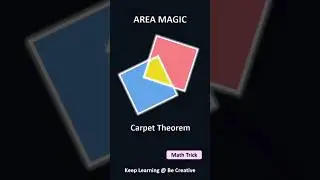 This simple area trick solve hard Olympiad problems ( Carpet Theorem) #mathematicalolympiad #area