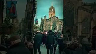 Breathtaking view of Edinburgh&rsquo;s cityscape from Princes Street.😍#Edinburgh #travel #youtubeshorts