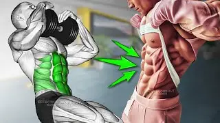 6 Fastest Perfect Abs Workout (DUMBBELL ONLY)
