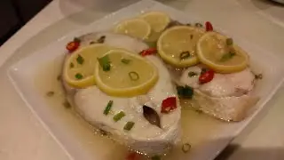 Chinese Recipe Steamed fish with lemon