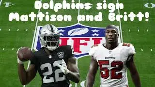 Miami Dolphins sign RB Alexander Mattison and LB KJ Britt!