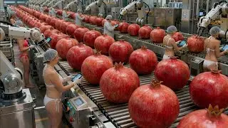 Inside the Pomegranate Juice Factory: How Fresh Pomegranates Become Premium Bottled Juice