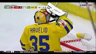 Dec.29/2023  IIHF World Junior Championship   CANADA - SWEDEN