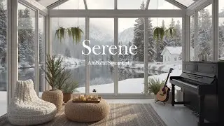 Winter Snowfall & Cozy Guitar Music ❄️ Relaxing Acoustic Melodies for Deep Sleep & Stress Relief