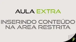 Inserindo Informações na Area Restrita - Opencart 2.0