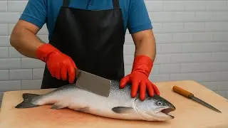 Filleting Two Farmed Salmon Fast | Complete Guide in 1:20