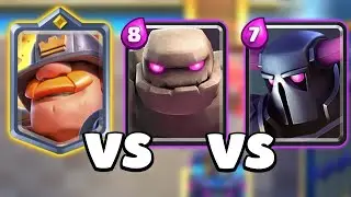 MIGHTY MINER vs GOLEM & PEKKA vs GOLEM