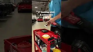 Did you know you can change attachments on Milwaukee Cordless Rotary Polisher? #milwaukee#detailing