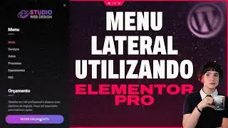Como colocar o menu lateral no site Wordpress com Elementor Pro