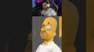 AS&Iacute; SER&Iacute;A HOMERO EN LA VIDA REAL #shorts #reaccion #simpsons