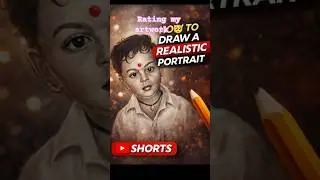 how to draw a realistic picture 🖼️😱#hardwork #shotesfeed #100kview #sketch #art #painting
