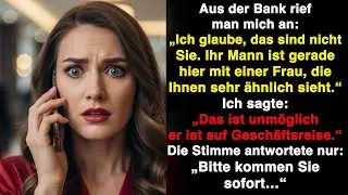 Die Bank rief an: Mein Mann sei dort – mit einer Frau wie ich. „Er ist auf Geschäftsreise…“