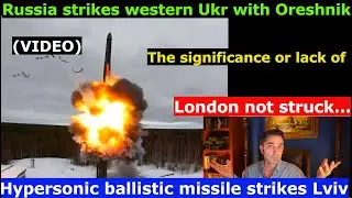 RUS strikes Ukr with Oreshnik Hypersonic Missile IRBM. Why strike Ukr, US+UK seized your Oil Tanker!