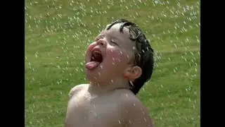 Funny Video 😎  Babies love playing in the rain #woababy