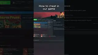 How to cheat in our game!