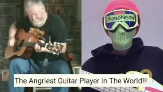 MonoNeon: The Angriest Guitar Player In The World with Bass Player!!!