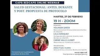 WEBINAR: Salud Gestacional: Antes, Durante y Despu&eacute;s. Protocolos de actuaci&oacute;n