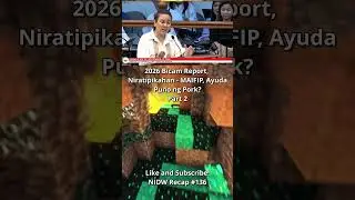 2026 Bicam Report, Niratipikahan   MAIFIP, Ayuda   Puno ng Pork Part 2