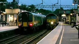 (HD) WCRC 47854 + 47804 pass Watford Junction hailing refurbished FGW MK3&rsquo;s - 13/6/14
