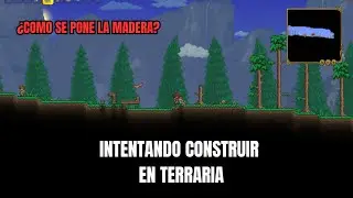 INTENTANDO CONSTRUIR UNA CASA EN TERRARIA #terraria #terrariatips