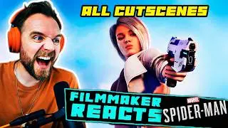 FILMMAKER REACTS: SPIDER-MAN SILVER LINING DLC ALL CUTSCENES!!