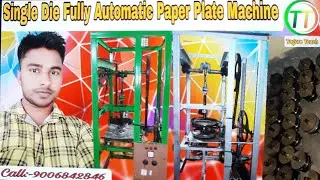 Single Die Fully Automatic Paper Plate Machine,New version Paper Dona Pattal Machine