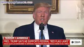 Donald Trump Is Calling For Red Flag Laws!