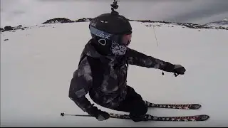 Nevados de Chillan, Flor de Porrazo bajando por Embudo