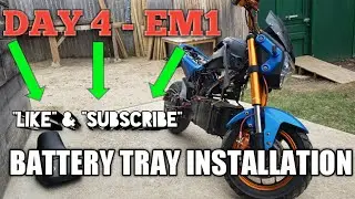 Daymak em1-  battery tray installation