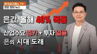 은값, 올해 40% 폭등 = 산업수요증가 + 투자열풍 '은의 시대 도래'