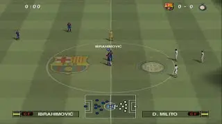 Winning Eleven 10 Barcelona vs Inter Milan PS2