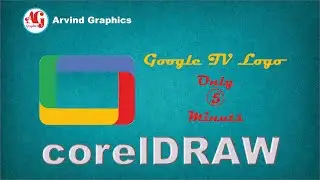 Goole tv logo design by corelDRAW