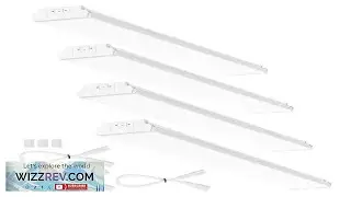 VEVOR 4FT LED Wraparound Light 50W 5500LM Flush Mount LED Shop Light