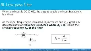 [EET 1025C - Fundamentals of AC Circuits ] Low-pass and High-pass Filters