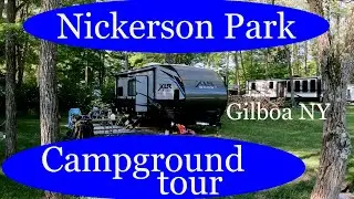 Nickerson Park Campground Tour Gilboa, N.Y. Schoharie County,  Scholarie Creek, Wildlife Rescue Ctr